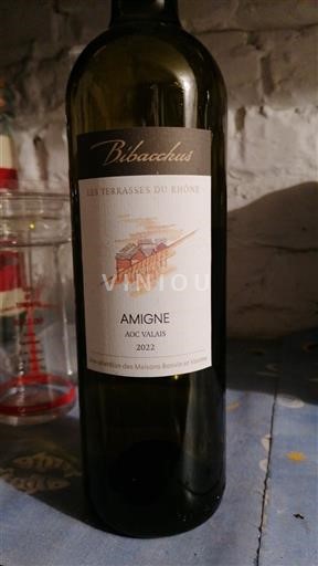 Valais Amigne de Vétroz Bibacchus Les Terrasses du Rhône 2022