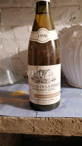 Borgonha Fixin Premier Cru Joliet Père et Fils Clos de la Perrière Premier Cru 1998