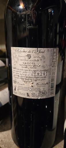 Tây Nam Cahors Château Eugénie Réserve de l'Aïeul Không niên vụ