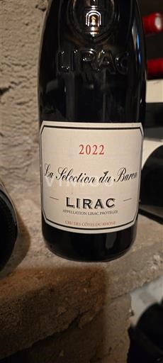 Vallée du Rhône Lirac La Sélection du Baron La Sélection du Baron 2022