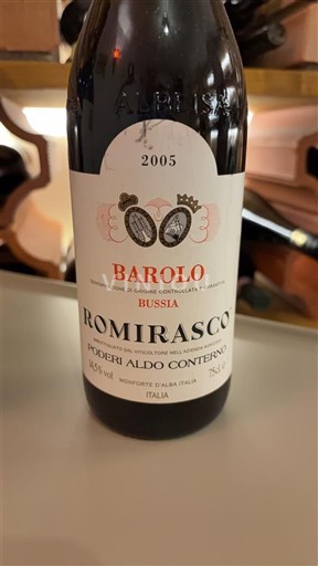 Piemonte Barolo Poderi Aldo Conterno Romirasco 2005
