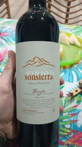 La Rioja Rioja Sonsierra Gran Reserva 2015