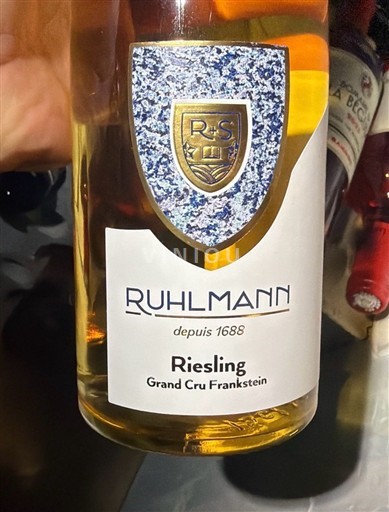 Alsace Riesling Grand Cru Ruhlmann Gran Cru Frankstein 2020