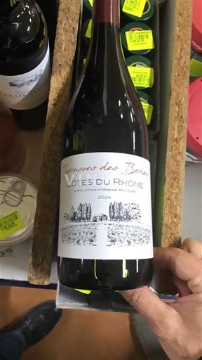 Rhônedalen Côtes du Rhône Terrasses des Bonies 2024