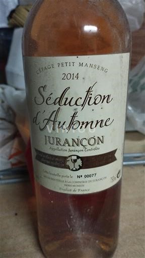 Tây Nam Jurançon La Confrérie du Jurançon Séduction d'Automne 2014