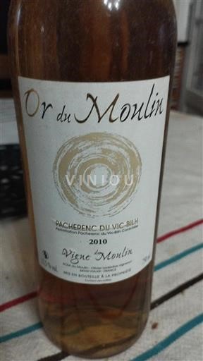 Tây Nam Pacherenc-du-vic-bilh Vigne Moulin Or du Moulin 2010