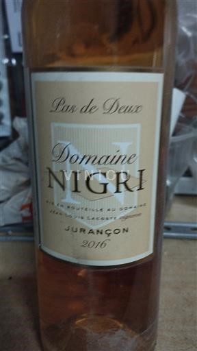 Tây Nam Jurançon Domaine Nigri Pas de Deux 2016
