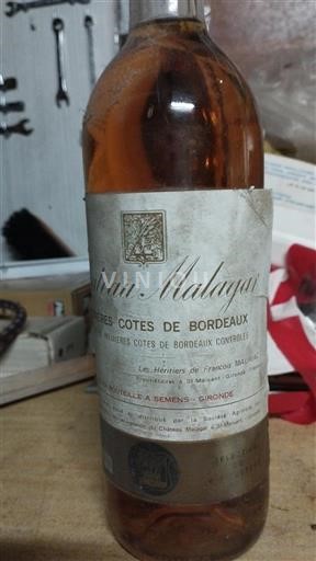 Bordeaux Những sườn đầu tiên của Bordeaux Château Malagar 1986