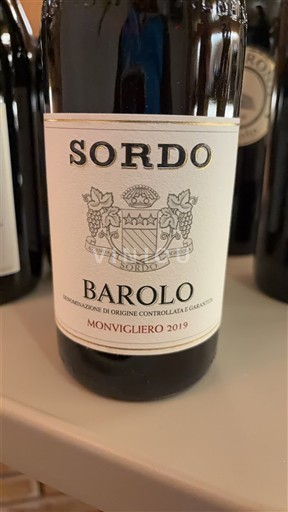 Piemonte Barolo Sordo Monvigliero 2019