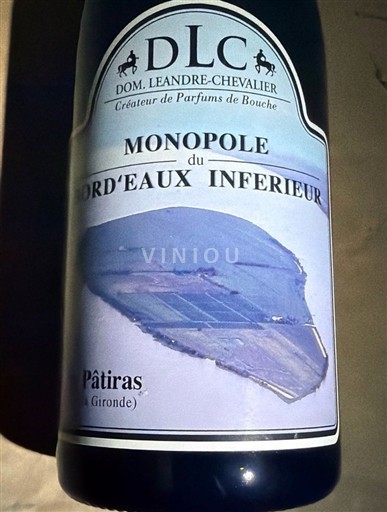 Bordeaux Château Dominique Léandre Chevalier - Chateau Le Queyroux Monopole du Bord'eaux Inférieur 2016