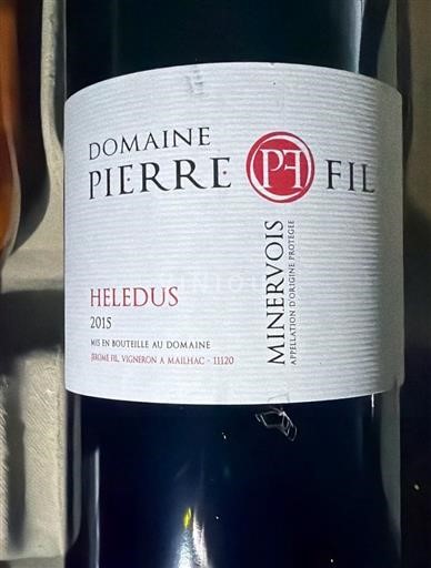 Langvedok Minervois Domaine Pierre Fil Heledus 2015