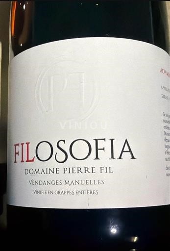 Langvedok Minervois Domaine Pierre Fil Filosofia 2019