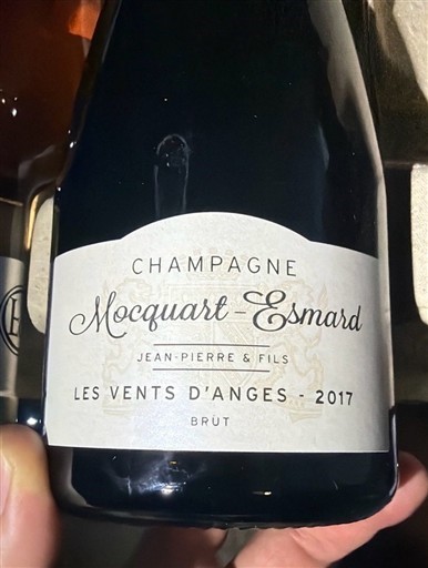Champagne Champagner Mocquart Esmard Les Vents d'Anges 2017
