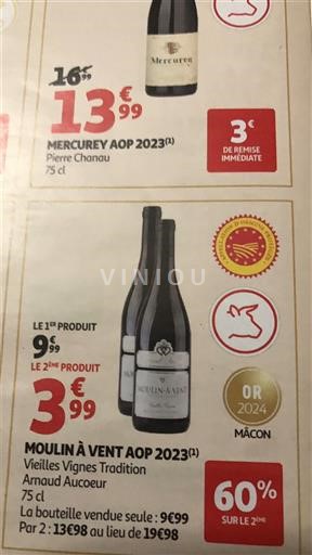 Beaujolais Moulin-à-vent Arnaud Aucoeur Vieilles Vignes Tradition 2023