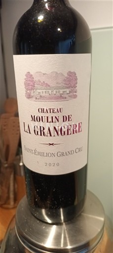 Bordeaux Saint-Émilion Grand Cru Grand Cru Château Moulin de la Grangere 2020