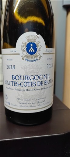 Bourgogne Ospecificerad Domaine Loic Doreau 2018