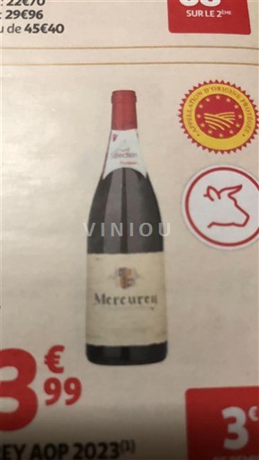Bourgogne Mercurey Pierre Chanau 2023