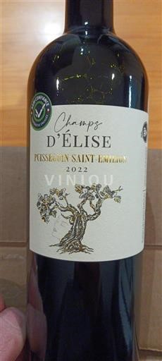 Bordéus Puisseguin-saint-émilion Champs d'Élise 2022