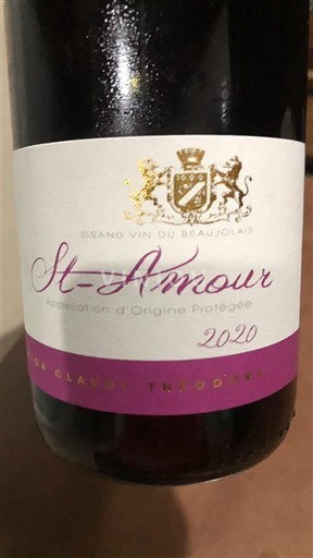 Beaujolais Saint-Amour Jean-Claude Thevenet 2020