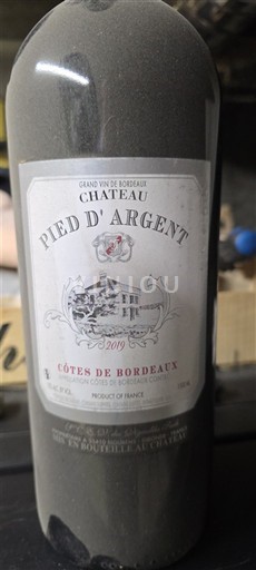 Bordeaux Côtes-de-Bordeaux Château Pied d'Argent 2019