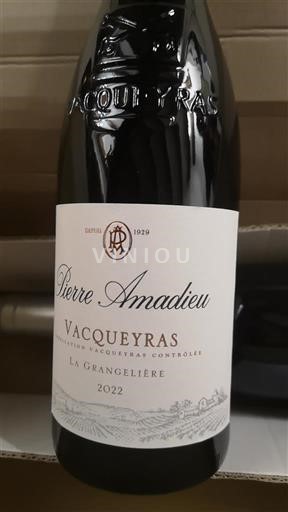 Valle del Rodano Vacqueyras Pierre Amadieu La Grangeliere 2022