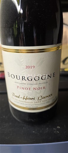 Burgundy Paul-Henri Lassarre 2019
