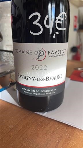 Burgundi Savigny-lès-Beaune Domaine Pavelot 2022