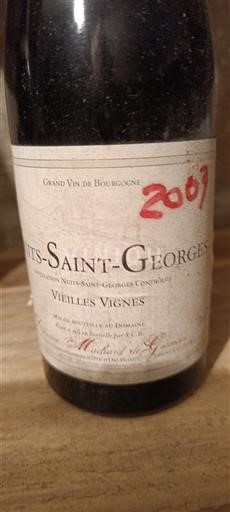Bourgogne Nuits-Saint-Georges Domaine Alain Michelot Vieilles Vignes 2007