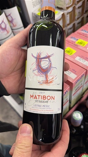 Bordeaux Listrac-Médoc Matibon de Baudan 2017