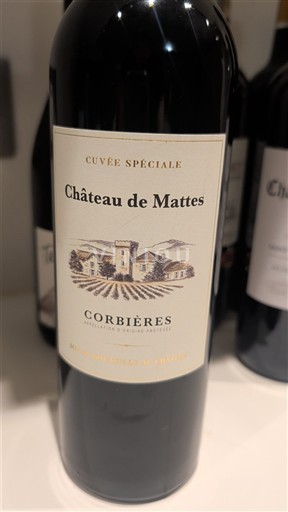Languedoc Corbières Château Mattes Spéciale Non Millésimé
