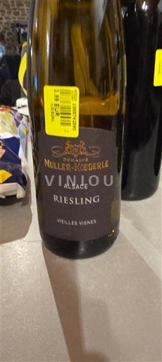 Alsace Không được chỉ định Domaine Muller-Koeberle Vieilles Vignes 2015
