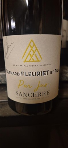 Thung lũng sông Loire Sancerre. Bernard Fleuriet et Fils Pur Jus 2023