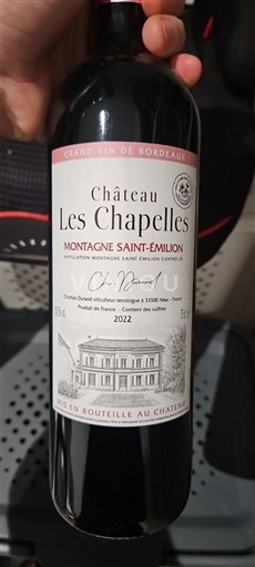 Bordeaux Montagne-saint-émilion Château Les Chapelles 2022