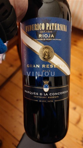 La Rioja Rioja Federico Paternina Gran Reserva 2013