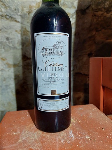Bordéus Cadillac-Côtes-de-Bordéus Château Guillemet Cadillac 2015