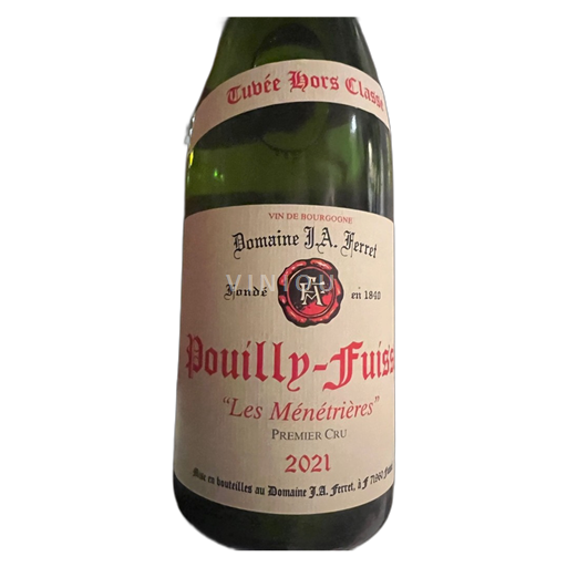 Bourgogne Pouilly-fuissé Premier Cru Domaine J.A. Ferret Les Ménétrières 2021