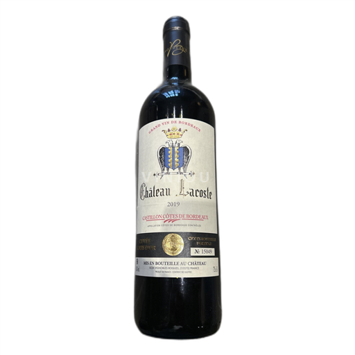 Bordeaux Castillon-côtes-de-bordeaux Château Lacoste Loust d'Or 2019
