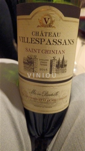 Langvedok Saint-Chinian Château Villespassans 2015