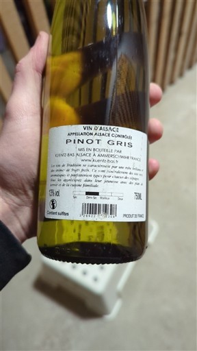Alsace Kuentz-bas Pinot Gris 2023