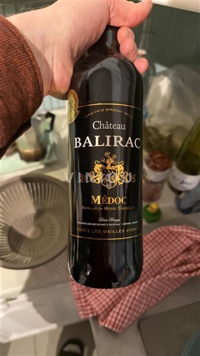 Bordeaux Médoc Château Balirac Les Vieilles Vignes 2022