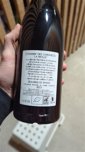 Thung lũng Rhône Beaumes de Venise Domaine S Garances La Treille 2023