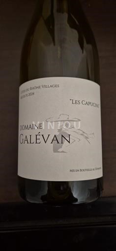 Vallée du Rhône Côtes-du-rhône-villages Domaine Galévan Les Capucins 2024