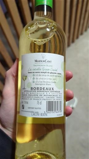 Bordeaux Mouton Cadet Le Sec de Mouton Cadet Sauvignon Blanc 2020