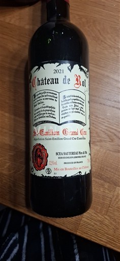 Burdeos Saint-Émilion Gran Cru Grand Cru Château Rol 2021