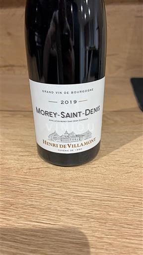 Bourgogne Morey-saint-denis Henri de Villamont 2019