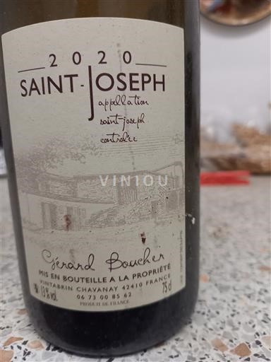 Rhône Valley Saint-Joseph Gérard Boucher 2020