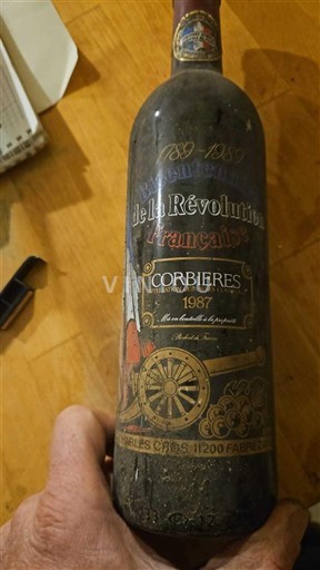 Langvedok Corbières Les Caves 11200 Fabrezan Bicentenaire de la Révolution Française 1987