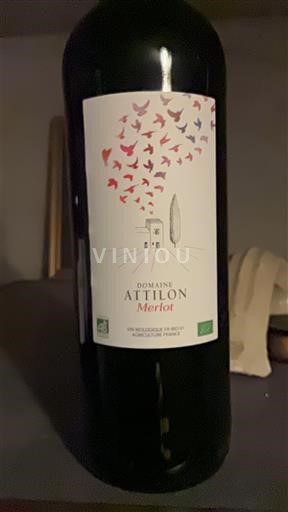 Provence, hạ lưu Rhône, Corse Địa Trung Hải Domaine Attilon Merlot 2021