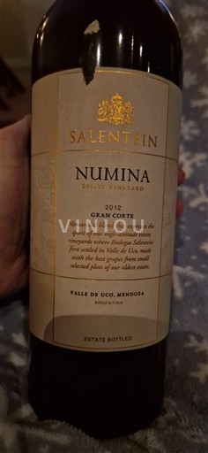 Mendoza Thung lũng Uco Salentein Numina Gran Corte 2012