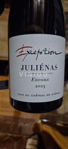 Beaujolais Juliénas Château Cave du Château de Chénas Exception Envaux 2023